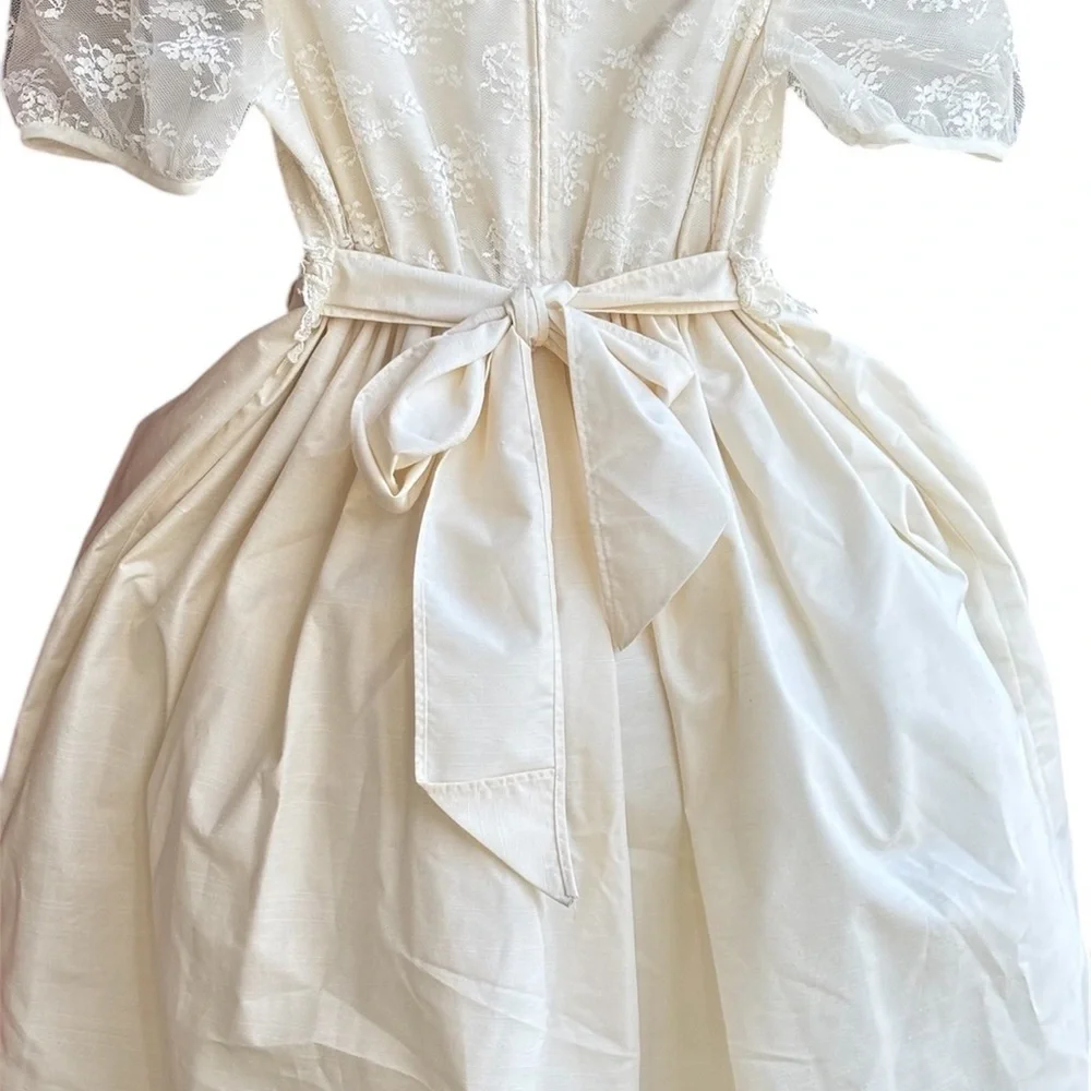 Vintage Bonnie Jean New York Girl's Wedding Flower Girl Bridesmaid Dress